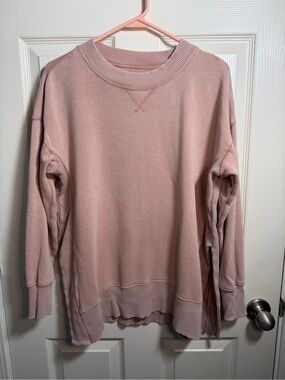 Women’s aerie Blush Pinkish-tan crew Sweatshirt, size XS (Oversized)
